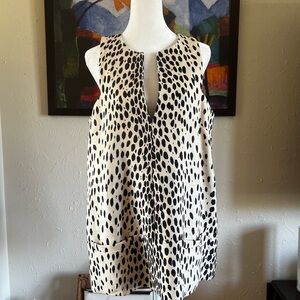 Emerson Fry A Line Mod Top - Leopard Size Medium